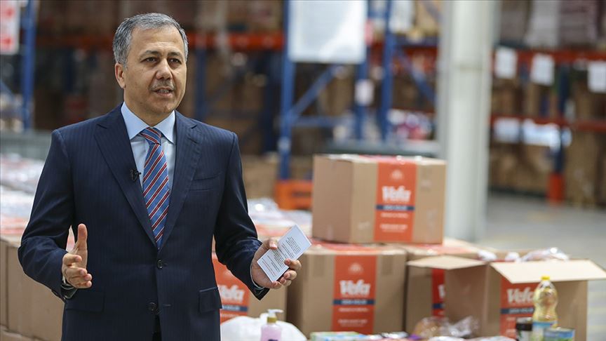 HAYIRSEVERLERİN DESTEĞİYLE HAZIRLANAN ‘VEFA’ KOLİLERİ YOLA ÇIKTI