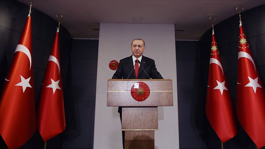 CUMHURBAŞKANI ERDOĞAN: EMEK KONUSUNDA ADALETİN TESİSİ İÇİN MÜCADELE ETTİK