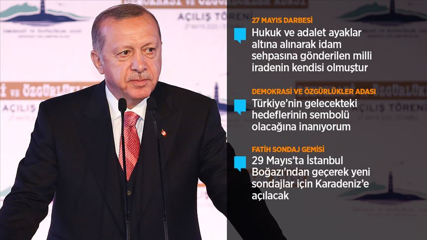 CUMHURBAŞKANI ERDOĞAN: DEMOKRASİ VE ÖZGÜRLÜKLER ADASI GÖNÜLLERDEKİ HASBİ SEVGİNİN NİŞANESİ OLACAK