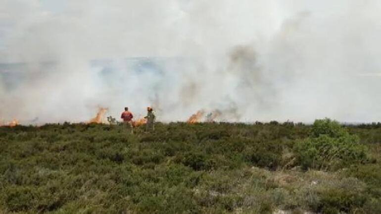 TUZLA’DA OTLUK ALANDA YANGIN