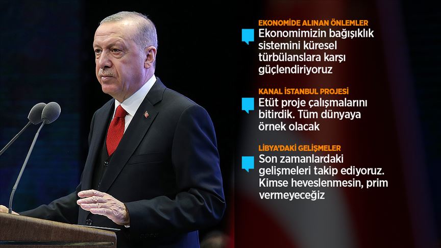 CUMHURBAŞKANI ERDOĞAN: TÜRKİYE KRİZLERE KARŞI DAHA ETKİN REFLEKSLER VEREBİLME İMKANINA KAVUŞTU