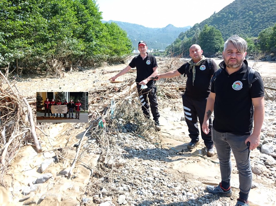 TUZLA ARAMA KURTARMA EKİBİ GİRESUN’DA