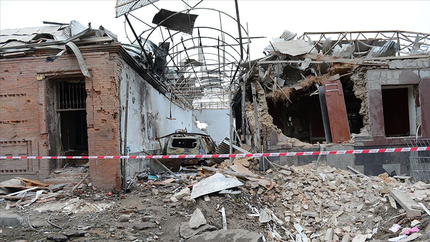 ERMENİSTAN, AZERBAYCAN’DAKİ ŞEHİRLERE SALDIRILARINI SÜRDÜRÜYOR