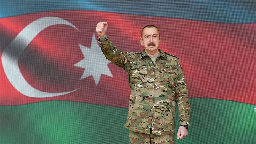 AZERBAYCAN CUMHURBAŞKANI ALİYEV: KRİTİK ÖNEME SAHİP ŞUŞA KENTİ İŞGALDEN KURTARILDI