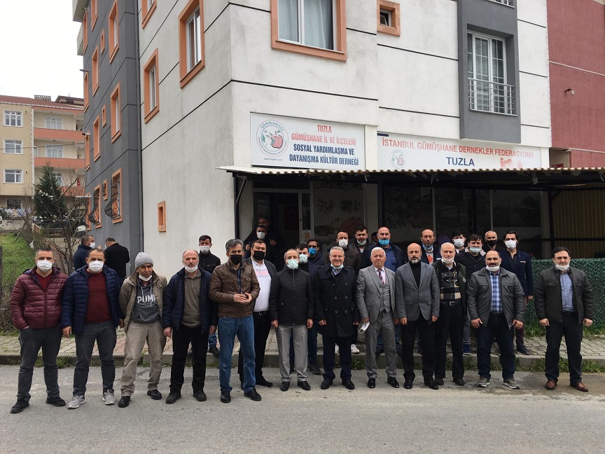 TUZLA GÜMÜŞHANELİLER DERNEK BAŞKANI ‘TURAN ALEMİN’ GÜVEN TAZELEDİ