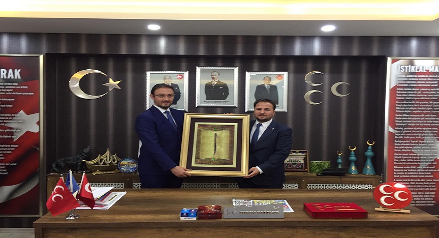 AK PARTİLİ TAYFUR’DAN MHP’Lİ DOĞRUER’E İADE-İ ZİYARET