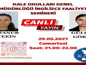 KALE OKULLARI DİL EĞİTİMİ FAALİYET RAPORUNU CANLI YAYINDA SUNUYOR