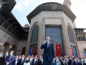 CUMHURBAŞKANI ERDOĞAN: TAKSİM CAMİMİZ, İSTANBUL’UN SEMBOLLERİ ARASINDAKİ SEÇKİN YERİNİ ŞİMDİDEN ALMIŞTIR