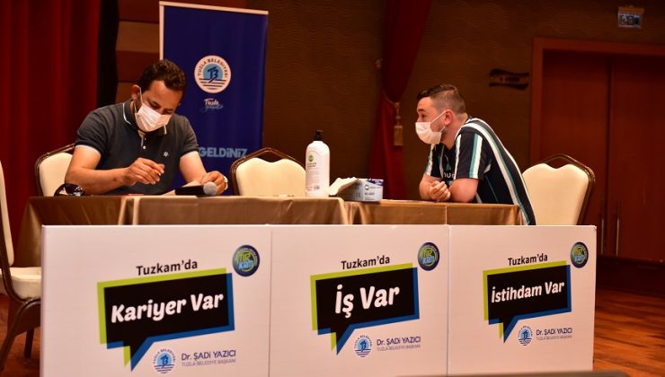 TUZLA’DA 5 AYDA 6 BİN İŞ ARAYAN İŞE YÖNLENDİRİLDİ