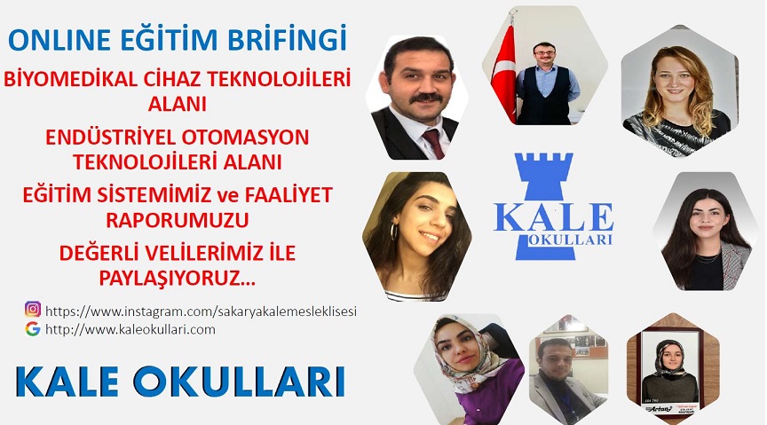 KALE OKULLARI’NDAN ONLİNE EĞİTİM BRİFİNGİ