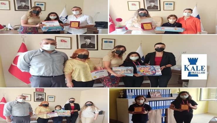 KALE OKULLARI ŞAMPİYONLARINI ÖDÜLLENDİRDİ