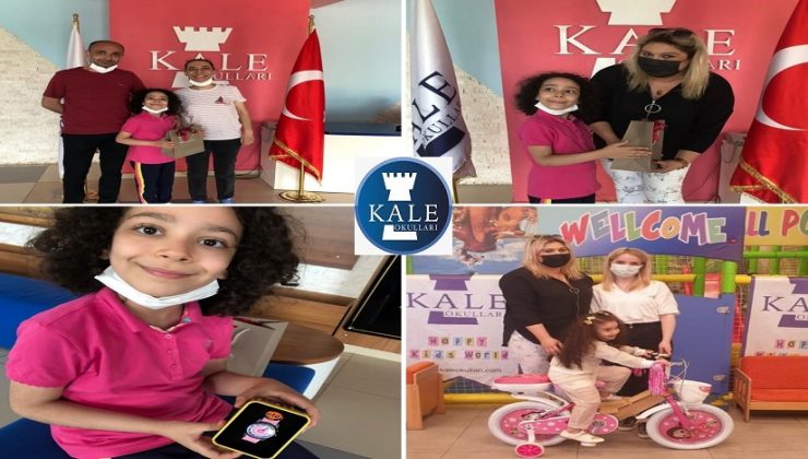 KALE OKULLARININ ŞEKER TADINDA ÖDÜLLERİ SAHİPLERİNİ BULDU