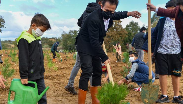 TUZLA BELEDİYESİ’NDEN MANAVGAT’A 5 BİN FİDAN BAĞIŞI