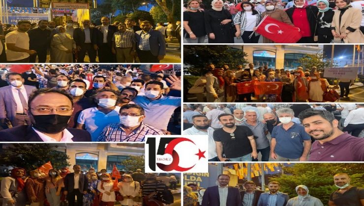 AK PARTİ İSTANBUL İL BAŞKANLIĞI’NDA 15 TEMMUZ PROGRAMINA TUZLA’DAN ÇOK SAYIDA KATILIM