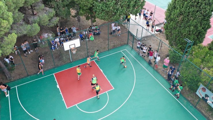 TUZLA’DA DÜZENLENEN BASKETBOL TURNUVASI RENKLİ ANLARA SAHNE OLDU