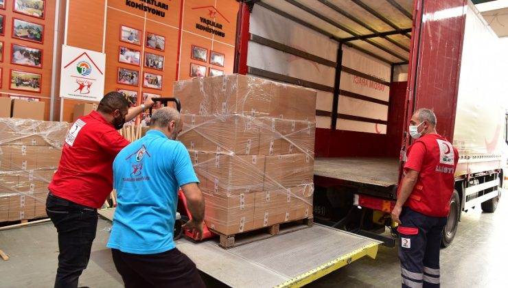 MUĞLA’DA YANGINDAN ETKİLENENLERE TUZLA’DAN ‘GÖNÜL ELLERİ’ KÖPRÜSÜ