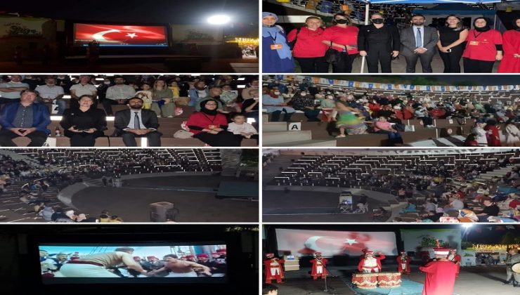 AK KADIN TUZLA KOMŞULARIYLA ERTUĞRUL 1890 FİLMİNİ İZLEDİLER