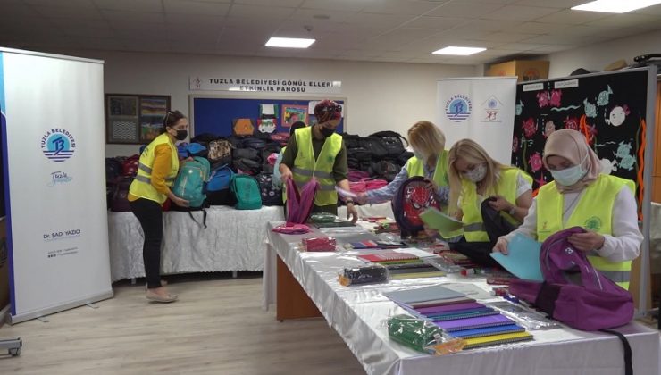 TUZLALI ÇOCUKLARIN OKUL ÇANTASI VE KIRTASİYE MALZEMELERİ GÖNÜL ELLERİ’NDEN