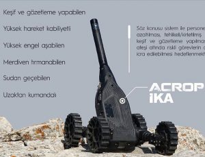 İNSANSIZ KARA ARAÇLARI KARA KUVVETLERİ KOMUTANLIĞI BİRLİKLERİNDE KULLANILMAYA BAŞLANDI