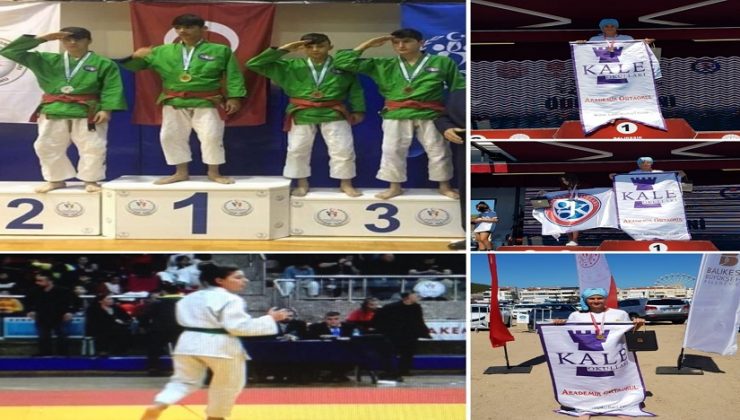 KALE OKULLARI GENÇLERİ SPOR MÜSABAKALARINDAN ÖDÜLLERLE DÖNDÜ