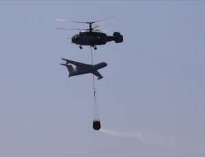 ORMAN YANGINLARIYLA MÜCADELEDE HELİKOPTER VE UÇAK SAYISI ARTIYOR