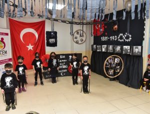 TUZLA BELEDİYESİ ANNE ÇOCUK EĞİTİM MERKEZİ’NDE 1058 ÇOCUK ATATÜRK’Ü ANDI