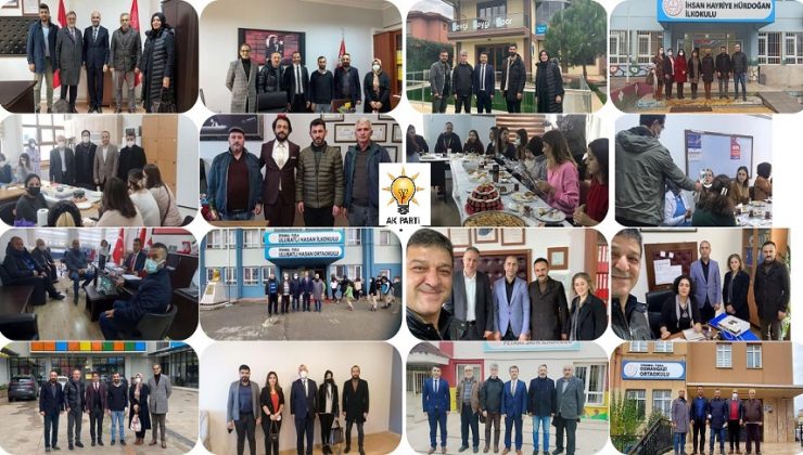 AK PARTİ TUZLA TEŞKİLATI ÖĞRETMENLERİ UNUTMADI