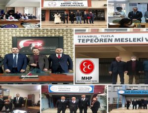 MHP TUZLA TEŞKİLATLARINDAN ÖĞRETMENLER GÜNÜ ZİYARETLERİ