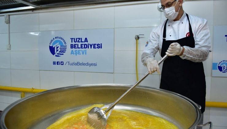 TUZLA BELEDİYESİ AŞEVİ İHTİYAÇ SAHİBİ AİLELERİN HİZMETİNDE