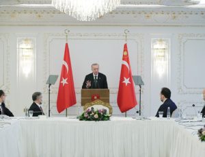 CUMHURBAŞKANI ERDOĞAN: BÜYÜME VE İHRACATTAKİ REKORLARA İLAVE OLARAK İSTİHDAMIMIZ SALGIN ÖNCESİNE GÖRE 2,7 MİLYON ARTTI