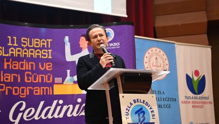 KUTUPLARDAN DÖNEN PROF. DR. BURCU ÖZSOY, TUZLALI KIZ ÖĞRENCİLERLE BULUŞTU