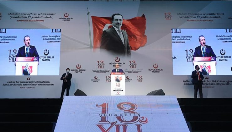 MUHSİN YAZICIOĞLU ÖLÜMÜNÜN 13. YILINDA ANILDI