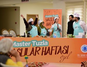 65 YAŞ ÜSTÜ BÜYÜKLER, KENDİ YETİŞTİRDİKLERİ MAHSULLER İLE YEMEK YARIŞMASI DÜZENLEDİ