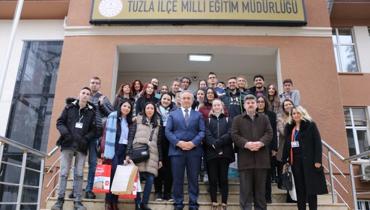 TUZLA MİLLİ EĞİTİM MÜDÜRLÜĞÜ YABANCI EĞİTİMCİLERİ AĞIRLADI