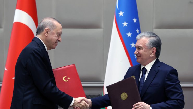 CUMHURBAŞKANI ERDOĞAN: ÖZBEKİSTAN İLE TİCARET HACMİMİZİ 10 MİLYAR DOLAR SEVİYESİNE ÇIKARACAĞIZ