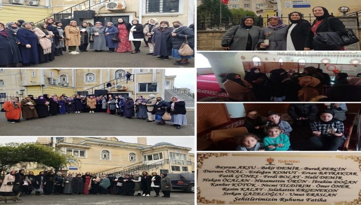 AK KADIN TUZLA ŞEHİTLER HAFTASINDA TÜM ŞEHİTLER İÇİN MEVLİT OKUTTU