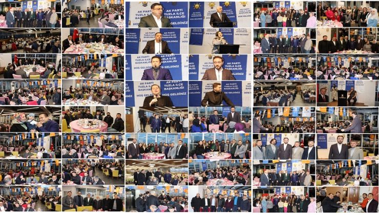 AK PARTİ TUZLA İLÇE TEŞKİLATI YOĞUN KATILIMLA İFTARDA BULUŞTU