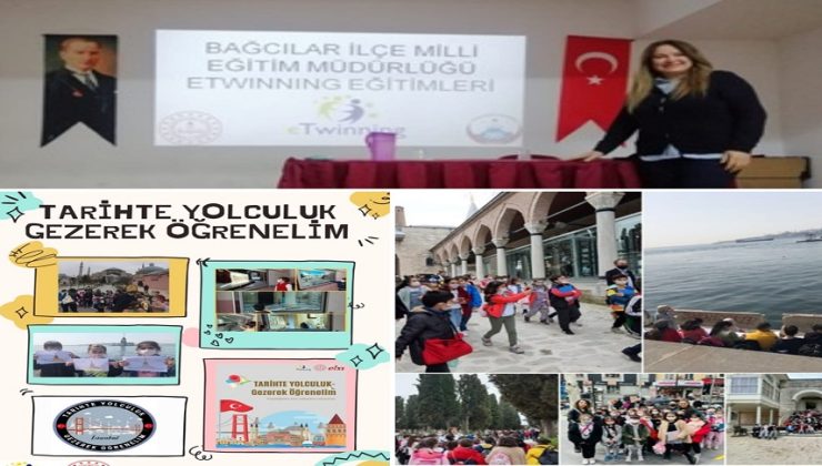 “TARİHTE YOLCULUK- GEZEREK ÖĞRENELİM” İSİMLİ ETWİNNİNG PROJESİ HIZLA DEVAM EDİYOR!