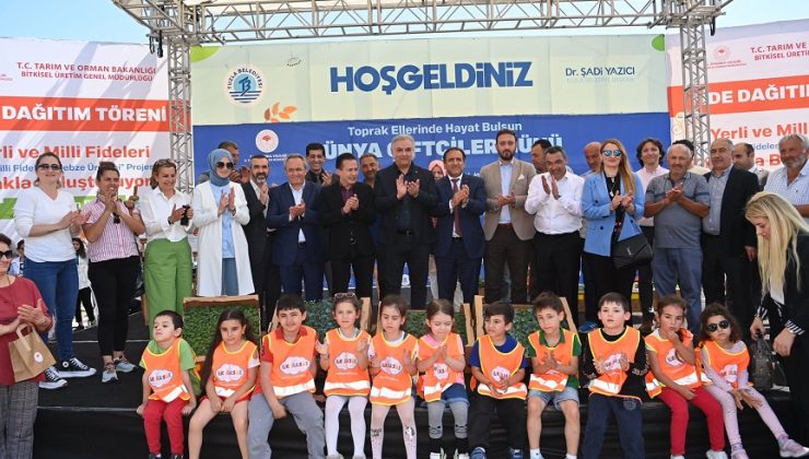 YERLİ VE MİLLİ FİDELER TUZLALI ÇİFTÇİLER İLE BULUŞTU