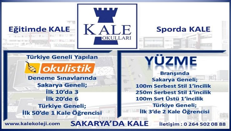 EĞİTİMDE KALE SPORDA KALE