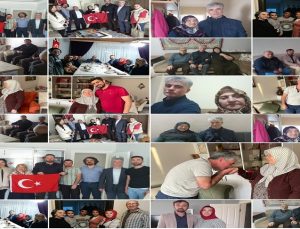 AV. TALHA TAYFUR VE YÖNETİMİ ŞEHİT, GAZİ VE YAŞLI ANNELERİ UNUTMADI