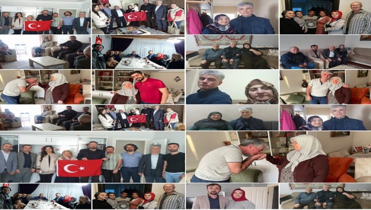 AV. TALHA TAYFUR VE YÖNETİMİ ŞEHİT, GAZİ VE YAŞLI ANNELERİ UNUTMADI