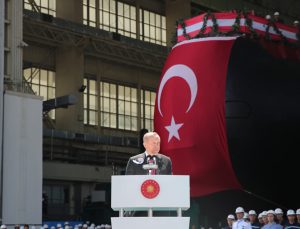 CUMHURBAŞKANI ERDOĞAN: MİLLİ DENİZALTIMIZI 5-6 SENE İÇERİSİNDE DENİZ KUVVETLERİMİZE TESLİM ETMEYİ PLANLIYORUZ