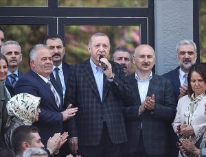 CUMHURBAŞKANI ERDOĞAN: YOLA ÇIKARKEN VERDİĞİMİZ SÖZLERİ BÜYÜK ÖLÇÜDE YERİNE GETİRDİK