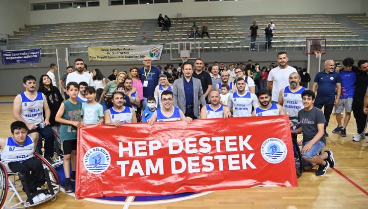 BAŞKAN YAZICI, “TUZLA HALKIYLA SPORCULARIMIZIN YANINDAYIZ”