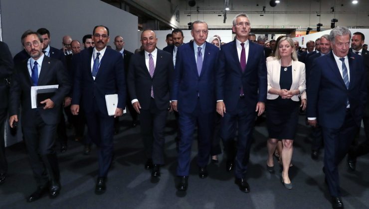 MADRİD’DE TÜRKİYE, FİNLANDİYA VE İSVEÇ ARASINDA ‘ÜÇLÜ MUHTIRA’ İMZALANDI