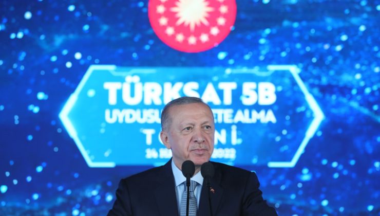 CUMHURBAŞKANI ERDOĞAN: YERLİ VE MİLLİ GÖZETLEME UYDUMUZ İMECE’Yİ 2023’ÜN OCAK AYINDA UZAYA FIRLATIYORUZ