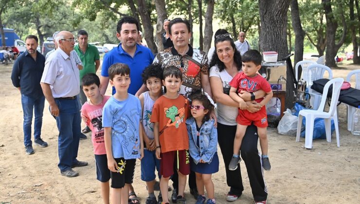 BAŞKAN YAZICI HEMŞEHRİ DERNEKLERİ’NİN PİKNİKLERİNE KATILDI, HALAY ÇEKTİ