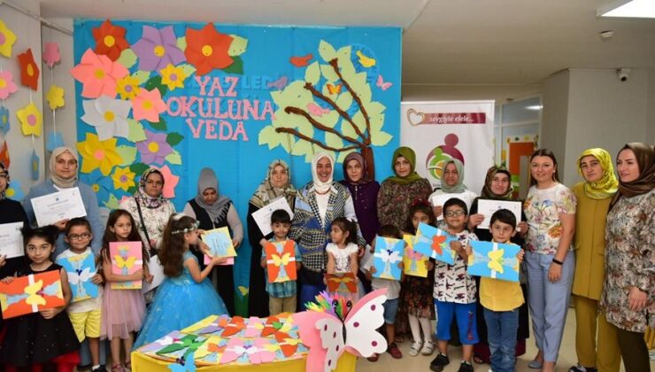 TUZLA BELEDİYESİ ANNE ÇOCUK EĞİTİM MERKEZİ’NDE KARNE HEYECANI