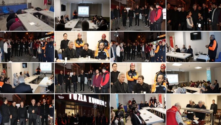 TUZLA’DA SAAT 18:57’DE DEPREM TATBİKATI DÜZENLENDİ